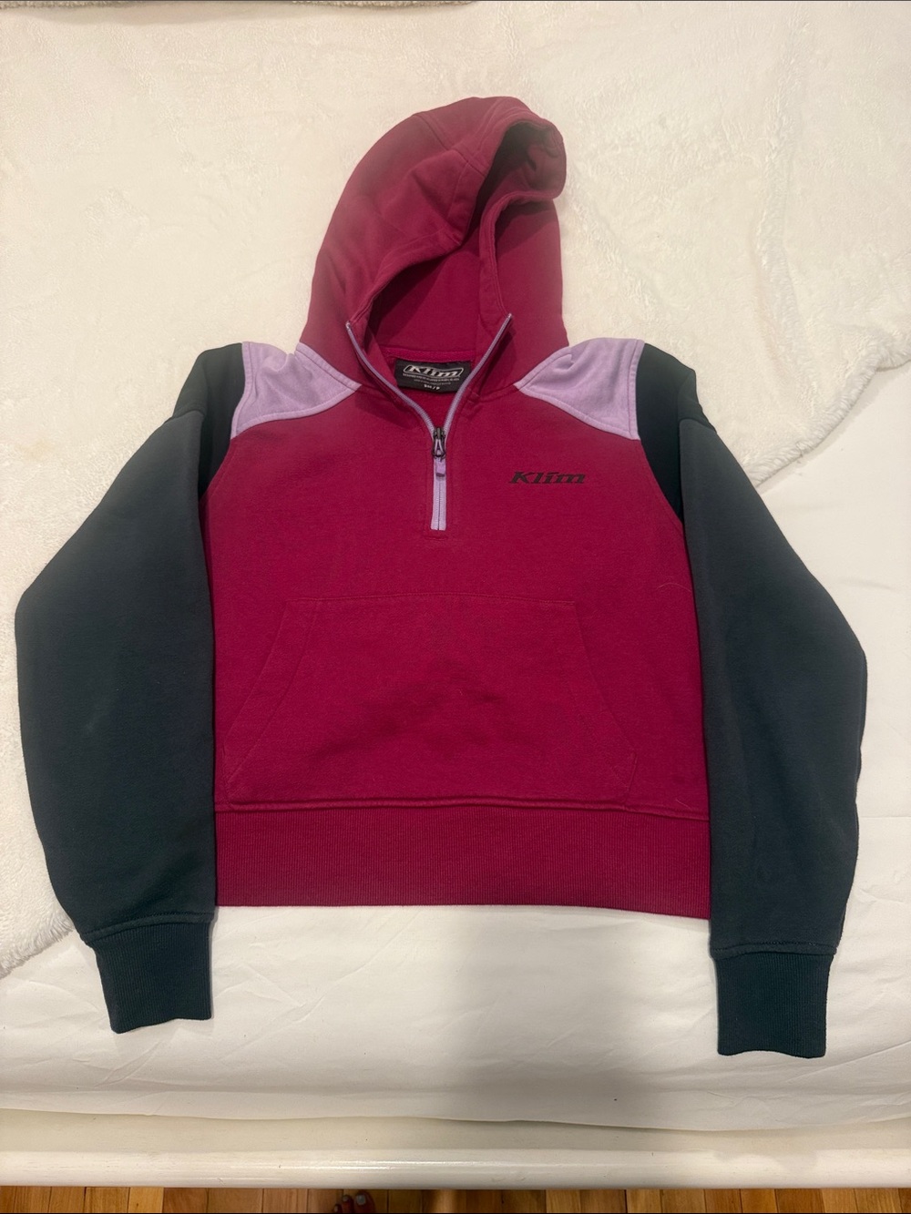 Klim Women's Maroon Hoodie
